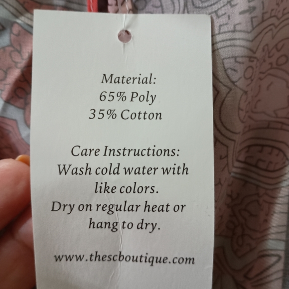 🩷 Bohemian High Slit Beach Cover Up NWT_Size Small - Picture 5 of 7